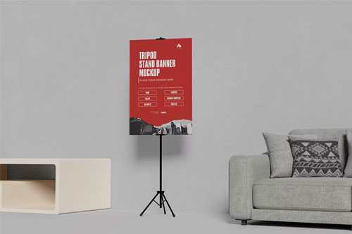 Retractable Banner Stands 4 Tripod-Stand-Banner