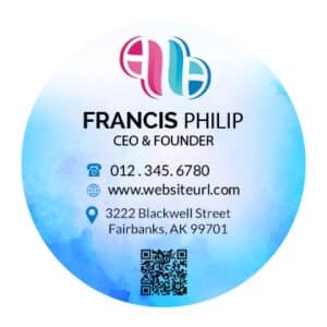 Business Cards Printing Edmonton 14 Circle