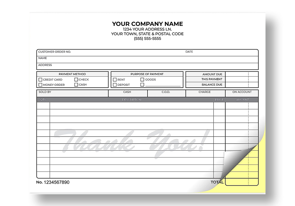 Custom NCR Forms Printing Edmonton 9 2partNCR_v01