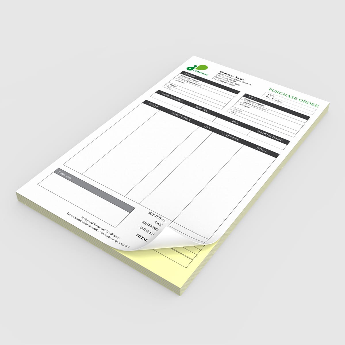 Custom NCR Forms Printing Edmonton 10 custom carbonless forms